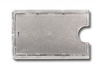 Kartenhalter aus transparent-mattem Polycarbonat - 100 Stck