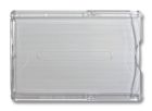 Kartenhalter aus Polycarbonat mit verschiebbarer Front - 100 St